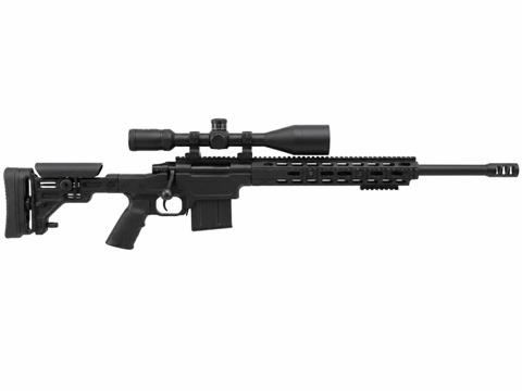 Mini Unseen 188 compact spring airsoft sniper rifle on white background